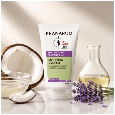 Pranarôm Aromapoux Szampon 2w1 Przeciw Wszom i Gnidom 150 ml