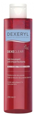 Gel de Curățare Spumant Anti-Imperfecțiuni Pierre Fabre Health Care Dexeryl Dexeclear 200 ml