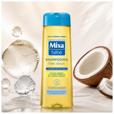 Mixa Mazuļu Īpaši Maigs Šampūns 300 ml