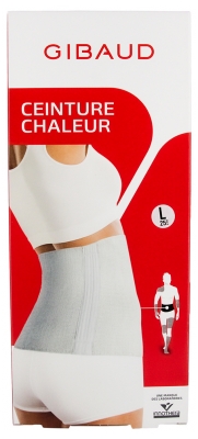 Gibaud Cuidado Espalda Cinturón Calor Crudo Altura 25 cm - Tamaño: Tailla L