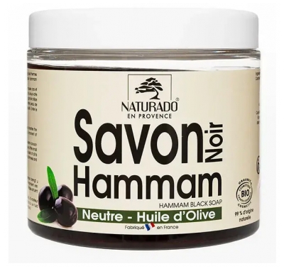 Săpun Negru Naturado en Provence pentru Hamam cu Ulei de Măsline Bio 600 g