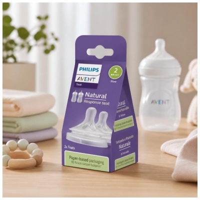 Avent Natural Responsa 2 Teats Flow 2 0 Month and +