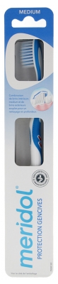 Meridol Protection Gencives Brosse à Dents Médium - Couleur : Rouge