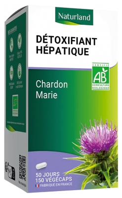 Naturland Cardo Mariano Biológico 150 Cápsulas Vegetais
