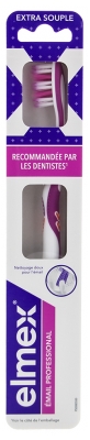 Elmex Opti-emax Ekstra Blød Tandbørste - Farve: Violet / Orange