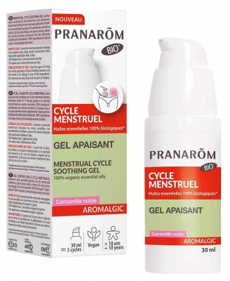 Pranarôm Aromalgic Lindrande Gel för Menstruationscykeln 30 ml