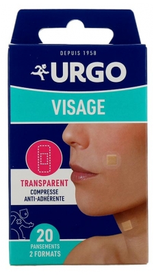 Urgo Ansigt 2 Størrelser 20 Plastre