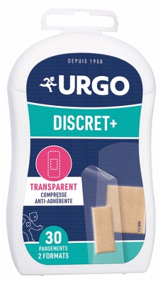 Urgo Diskret + 2 Formater 30 Plastrer