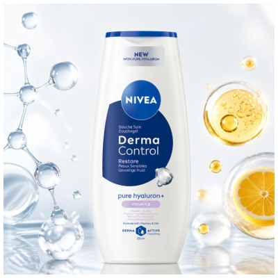 Nivea Derma Control Restore Badeolie 250 ml