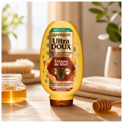 Garnier Ultra Doux Après-Shampoing Reconstituant Cheveux Fragiles 360 ml