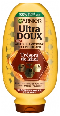 Garnier Ultra Doux Après-Shampoing Reconstituant Cheveux Fragiles 360 ml
