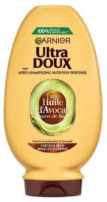 Garnier Acondicionador Nutrición Profunda Ultra Suave Para Cabellos Rizados a Encrespados 360 ml