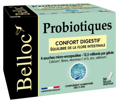 Belloc Probiotiques 30 Gélules Végétales
