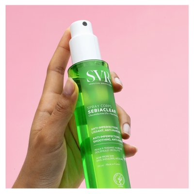 SVR Sebiaclear Tělový Sprej Proti Nedokonalostem Vyhlazující 150 ml