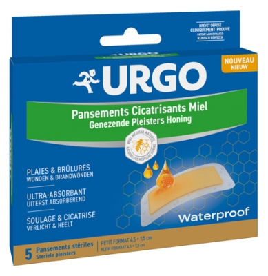 Urgo Pansamente Cicatrizante cu Miere 5 Pansamente Sterile