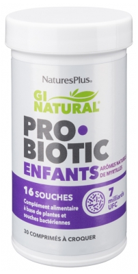 Natures Plus Gi Natural Probiotic Children 30 Tabletek do żucia