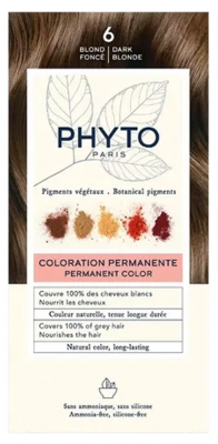 Phyto Couleur Pysyvä Värjäys - Väri: 6 Tumma vaalea