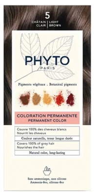 Phyto Couleur Coloração Permanente - Cor: 5 Castanho claro