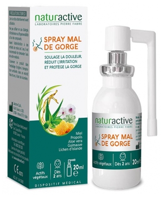 Naturactive Sprej na bolest v krku 20 ml