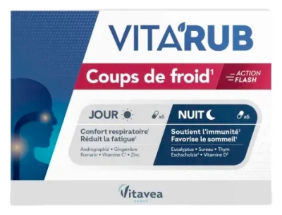 Vitavea Vita'Rub Coups de Froid 12 Gélules