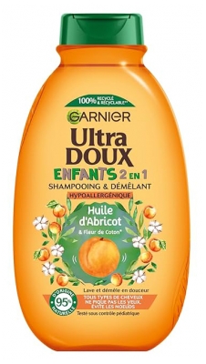 Garnier Champú y Desenredante 2 en 1 Ultra Suave Niños 400 ml