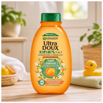 Garnier Ultra Blød Børn Shampoo og Balsam 2-i-1 400 ml