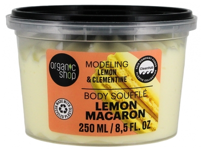 Organic Shop Body Soufflé Crème Corps Modelante Macaron Citron 250 ml