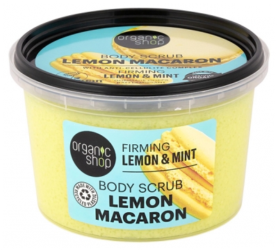 Organic Shop Body Scrub Firming Body Scrub Lemon Macaroon 250 ml