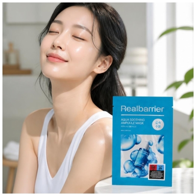Real Barrier Ampolla Calmante Aqua Mascarilla Tisular 28 ml