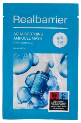 Real Barrier Ampolla Calmante Aqua Mascarilla Tisular 28 ml