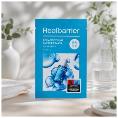 Real Barrier Aqua Soothing Ampoule Masque Tissu 28 ml