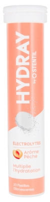 Stentil HYDRAY Elektrolītu Hydratācijas Šķīdums 20 Šķīstošās Tabletes - Aroma: Makš?er?šana