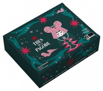 Thés de la Pagode Coffret Découverte 4 Thés Saveurs Bio 32 Sachets