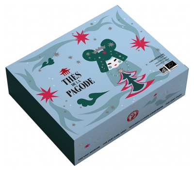 Thés de la Pagode Coffret Découverte 4 Thés Bien-Être Bio 32 Sachets