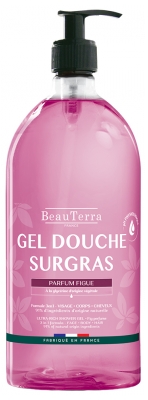 BeauTerra Gel Douche Surgras Figue 1 L