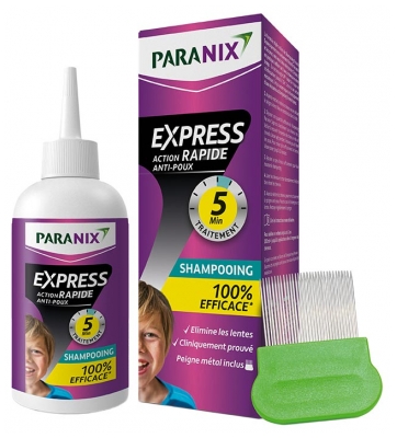 Paranix Express Acción Rápida 5 Minutos Champú Antipiojos 300 ml