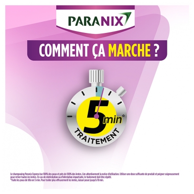 Paranix Express Action Rapide 5 minutes Shampoing Anti-Poux 300 ml