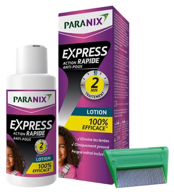 Paranix Express Snelle Werking 2 minuten Anti-luizenlotion 95 ml