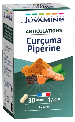 Juvamine Articulations Curcuma Pipérine 30 Gélules