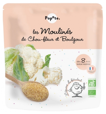 Popote Les Moulinés Chou-Fleur et Boulgour Dès 8 Mois Bio 180 g