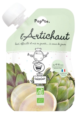 Popote Knijpzakje Artisjokpuree Vanaf 4/6 Maanden Bio 120 g