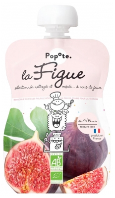 Popote Kalebas Vijgen Compote Vanaf 4/6 Maanden Biologisch 120 g