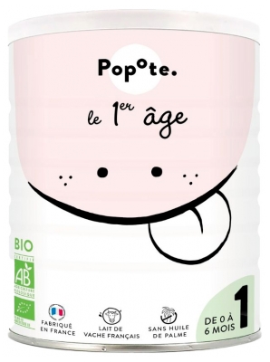 Popote Le 1er Âge de 0 à 6 Mois Bio 400 g