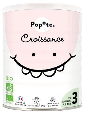 Popote Mleko modyfikowane dla dzieci od 10. miesiąca do 3. roku życia Bio 400 g