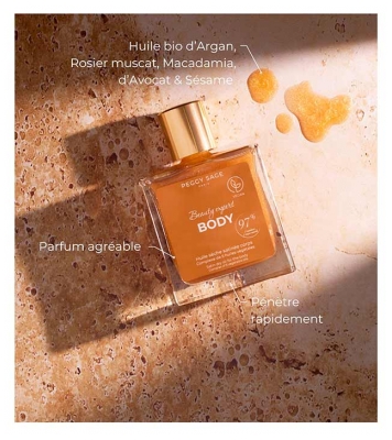 Peggy Sage Beauty Expert Body Huile Sèche Satinée Corps 50 ml