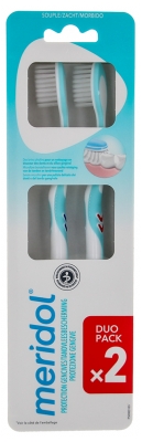 Meridol Pack de 2 Cepillos de Dientes Suaves
