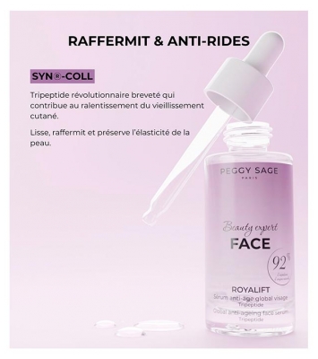 Peggy Sage Beauty Expert Face Royalift Sérum Anti-Âge 30 ml