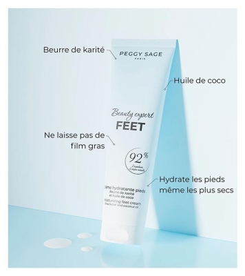 Peggy Sage Beauty Expert Feet Crème Hydratante Pieds 100 ml