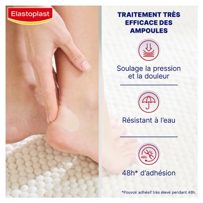 Elastoplast Blister Plaster Pansements Ampoule Mix Pack 5 Pansements