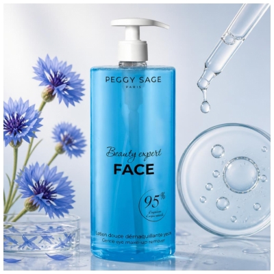 Loțiune demachiantă blândă pentru ochi Peggy Sage Beauty Expert Face 1 L